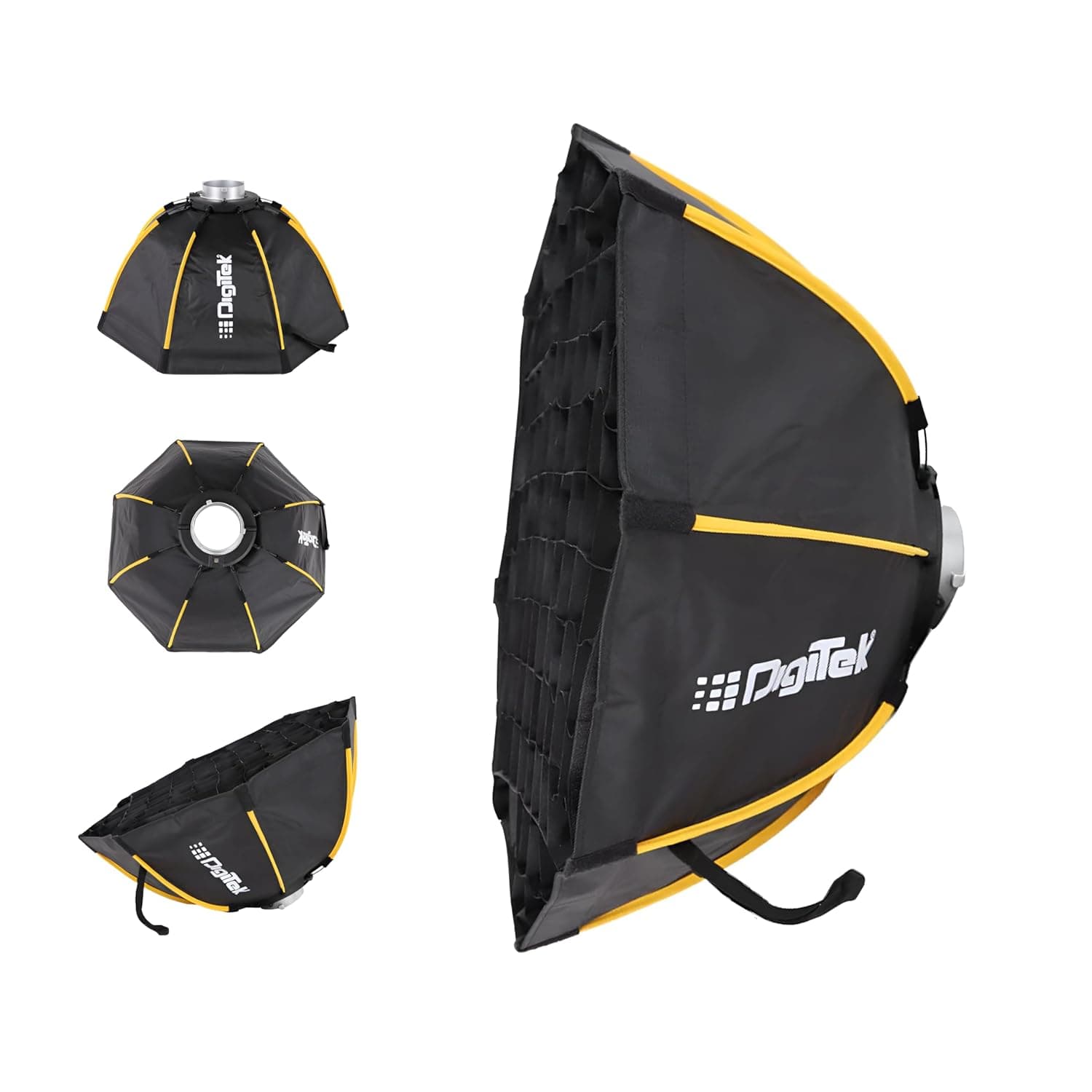 Compact 65cm Parabolic Studio Softbox with Grid